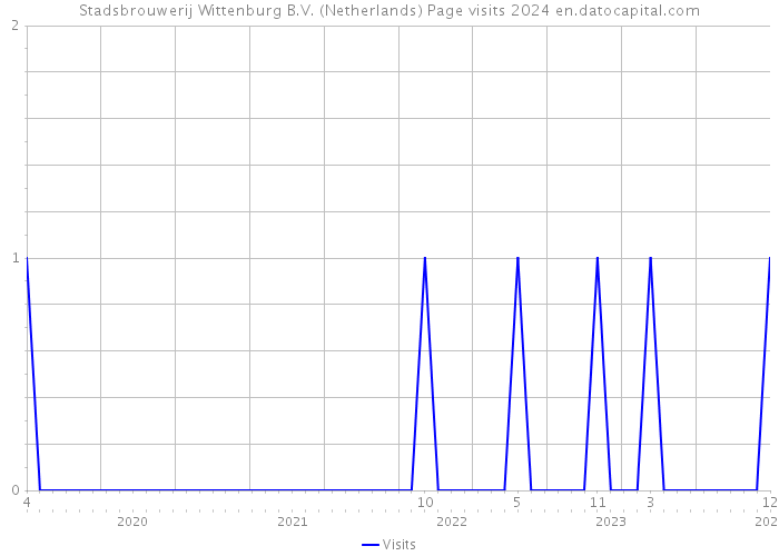 Stadsbrouwerij Wittenburg B.V. (Netherlands) Page visits 2024 