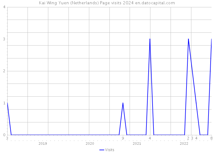 Kai Wing Yuen (Netherlands) Page visits 2024 