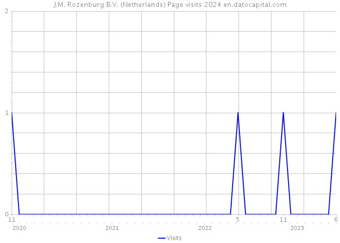 J.M. Rozenburg B.V. (Netherlands) Page visits 2024 