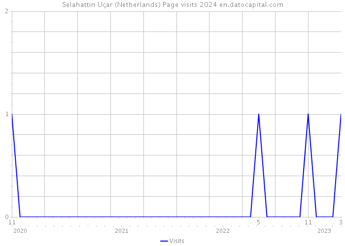 Selahattin Uçar (Netherlands) Page visits 2024 