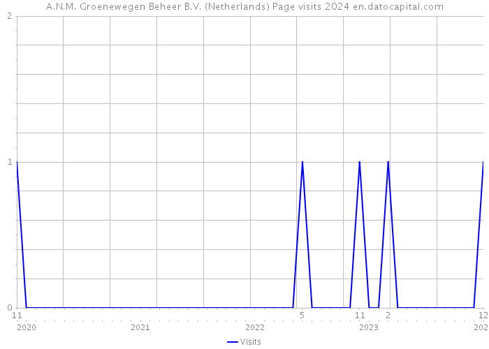 A.N.M. Groenewegen Beheer B.V. (Netherlands) Page visits 2024 