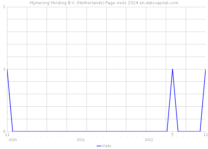 Hijmering Holding B.V. (Netherlands) Page visits 2024 