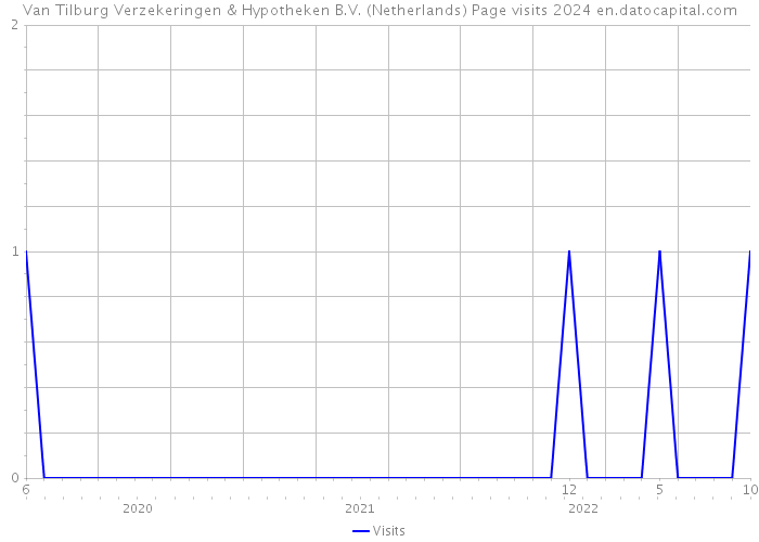 Van Tilburg Verzekeringen & Hypotheken B.V. (Netherlands) Page visits 2024 