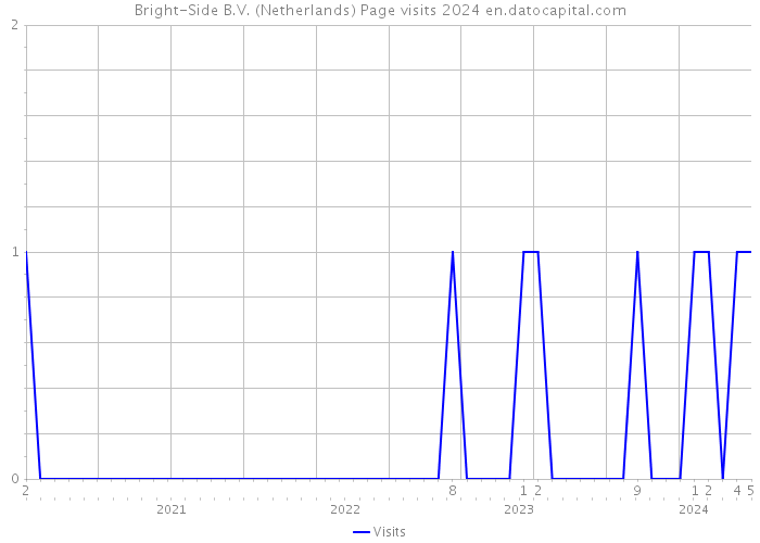 Bright-Side B.V. (Netherlands) Page visits 2024 