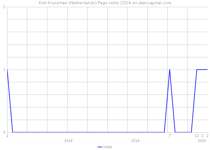 Kim Kruisman (Netherlands) Page visits 2024 