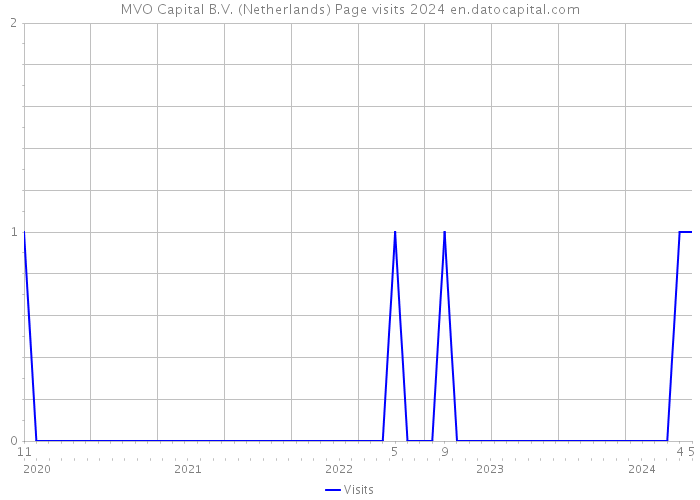 MVO Capital B.V. (Netherlands) Page visits 2024 