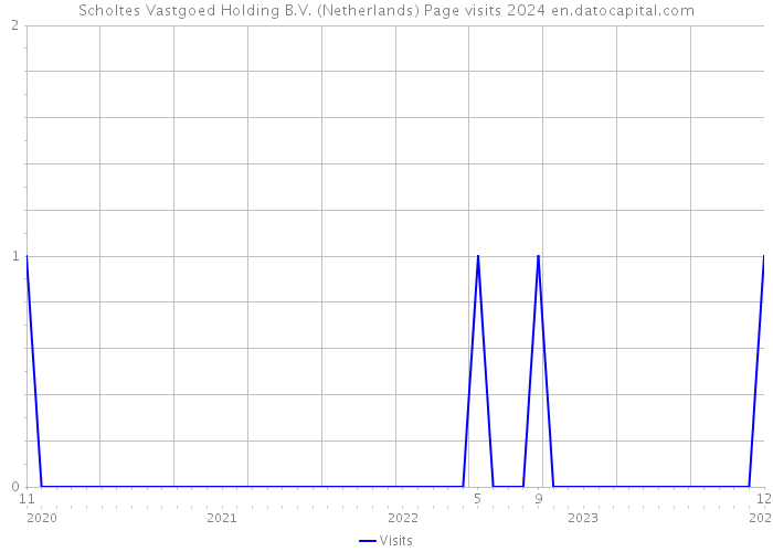 Scholtes Vastgoed Holding B.V. (Netherlands) Page visits 2024 