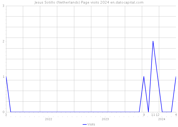 Jesus Sotillo (Netherlands) Page visits 2024 
