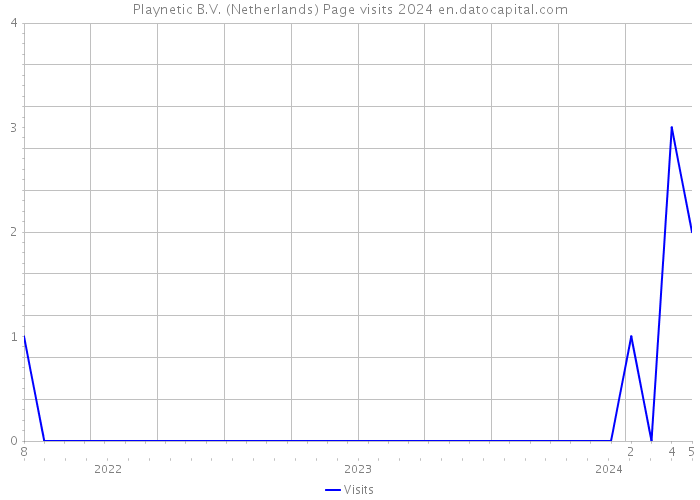 Playnetic B.V. (Netherlands) Page visits 2024 