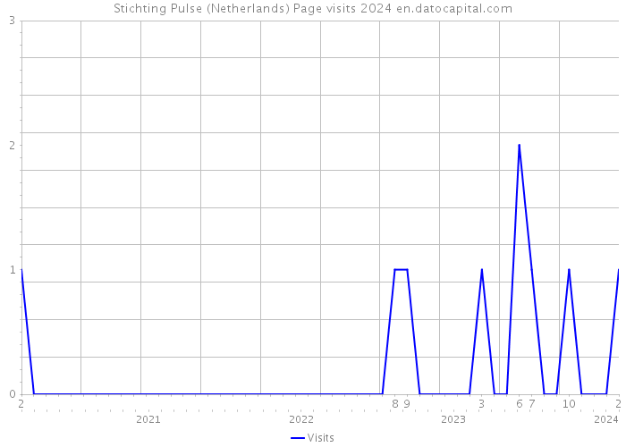 Stichting Pulse (Netherlands) Page visits 2024 