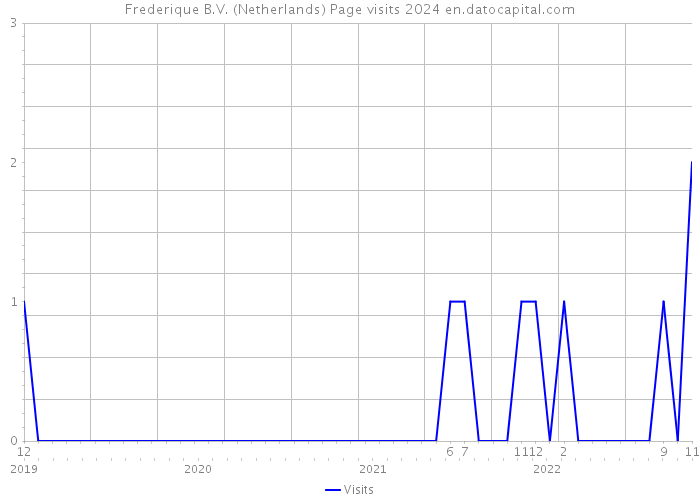 Frederique B.V. (Netherlands) Page visits 2024 