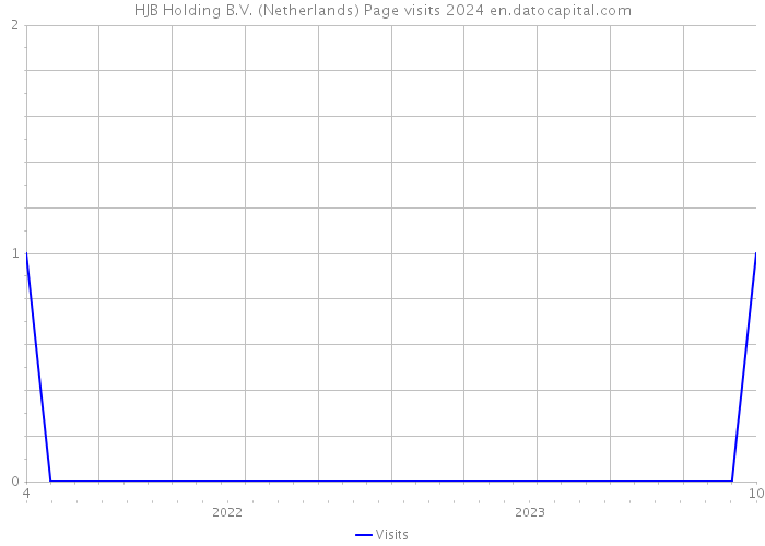 HJB Holding B.V. (Netherlands) Page visits 2024 