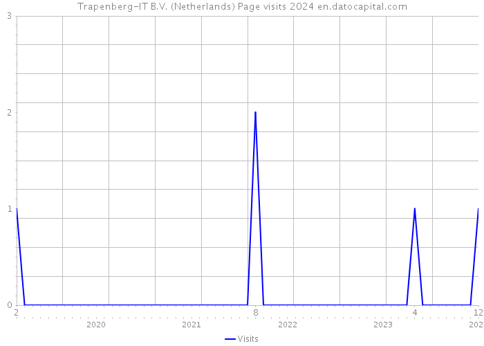 Trapenberg-IT B.V. (Netherlands) Page visits 2024 