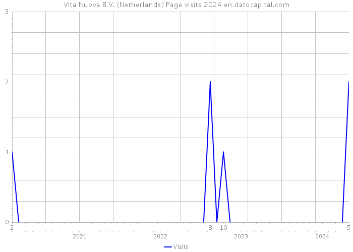 Vita Nuova B.V. (Netherlands) Page visits 2024 