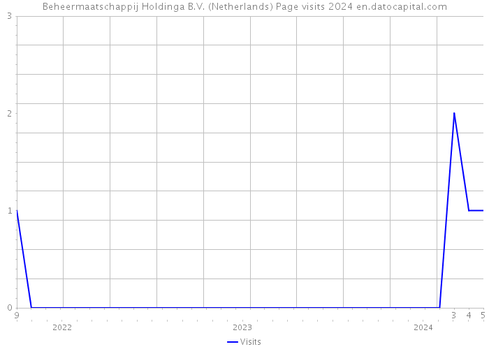 Beheermaatschappij Holdinga B.V. (Netherlands) Page visits 2024 