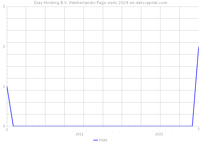 Diaz Holding B.V. (Netherlands) Page visits 2024 