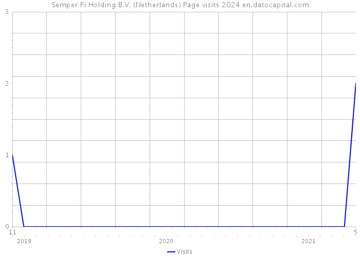 Semper Fi Holding B.V. (Netherlands) Page visits 2024 