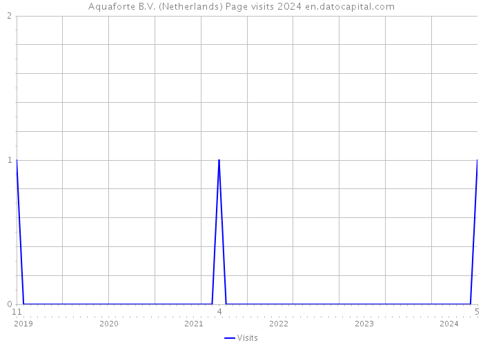 Aquaforte B.V. (Netherlands) Page visits 2024 