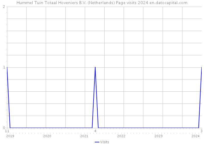 Hummel Tuin Totaal Hoveniers B.V. (Netherlands) Page visits 2024 