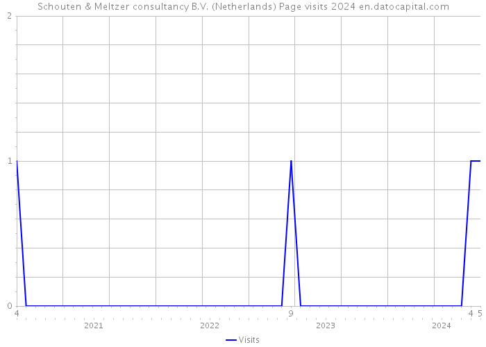 Schouten & Meltzer consultancy B.V. (Netherlands) Page visits 2024 