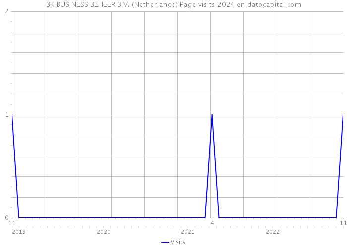 BK BUSINESS BEHEER B.V. (Netherlands) Page visits 2024 