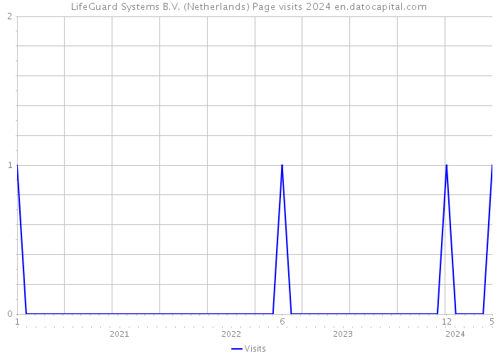 LifeGuard Systems B.V. (Netherlands) Page visits 2024 
