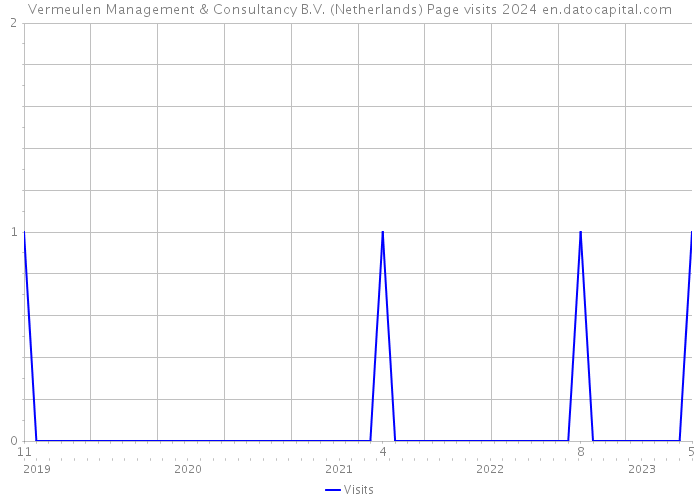 Vermeulen Management & Consultancy B.V. (Netherlands) Page visits 2024 