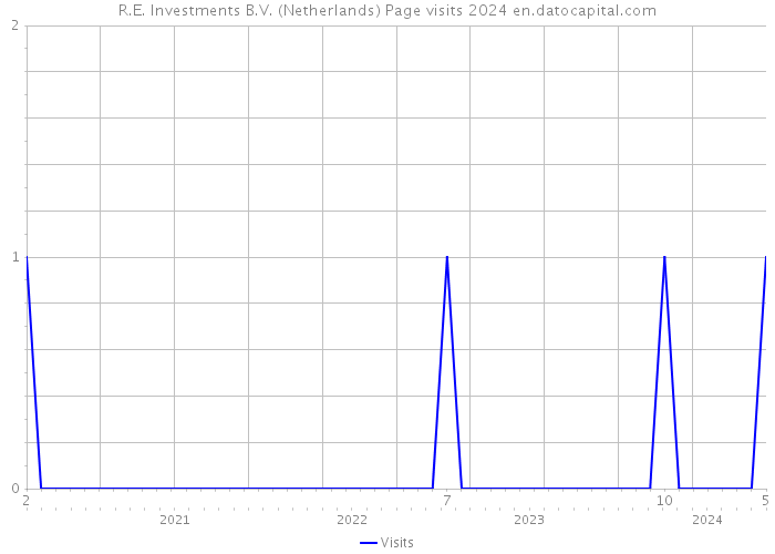 R.E. Investments B.V. (Netherlands) Page visits 2024 
