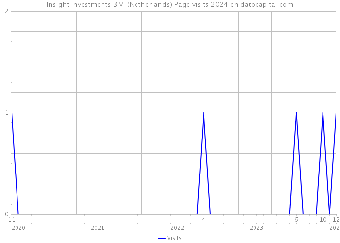 Insight Investments B.V. (Netherlands) Page visits 2024 