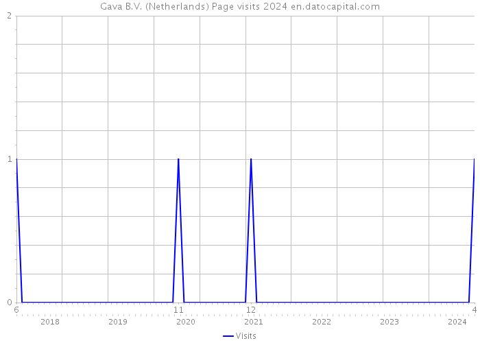 Gava B.V. (Netherlands) Page visits 2024 