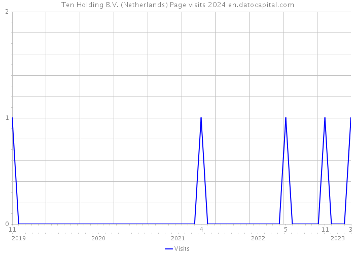 Ten Holding B.V. (Netherlands) Page visits 2024 
