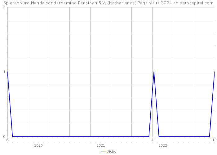 Spierenburg Handelsonderneming Pensioen B.V. (Netherlands) Page visits 2024 