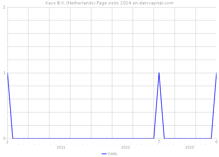Kaos B.V. (Netherlands) Page visits 2024 