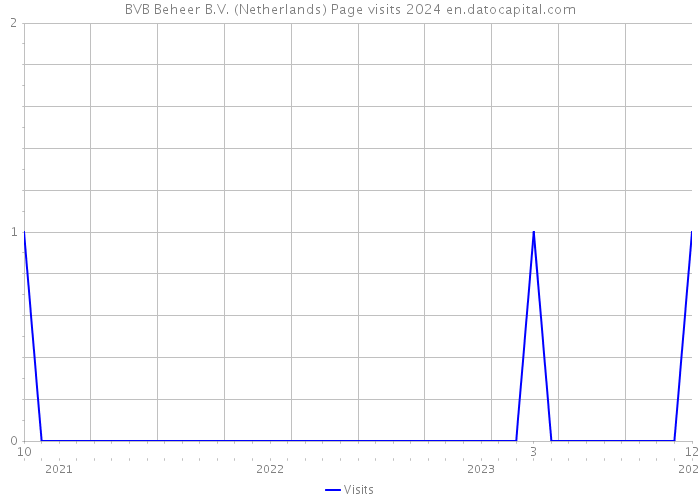 BVB Beheer B.V. (Netherlands) Page visits 2024 