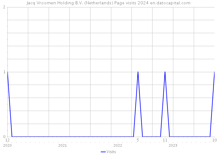 Jacq Vroomen Holding B.V. (Netherlands) Page visits 2024 