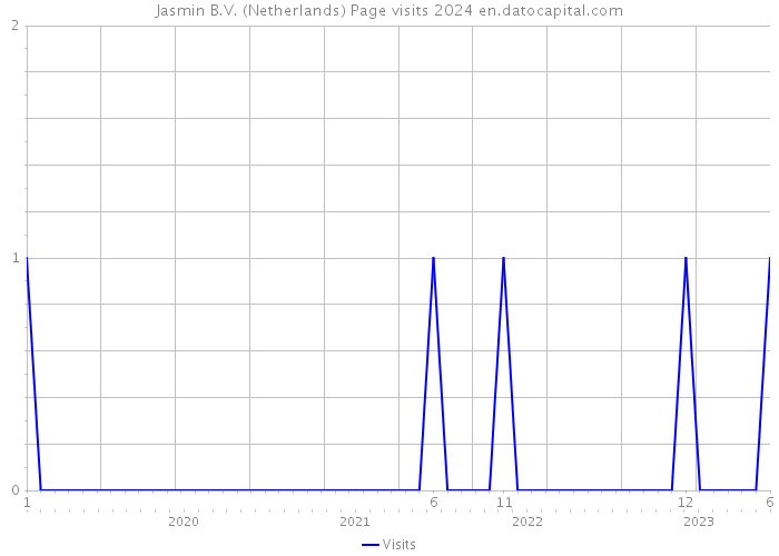 Jasmin B.V. (Netherlands) Page visits 2024 