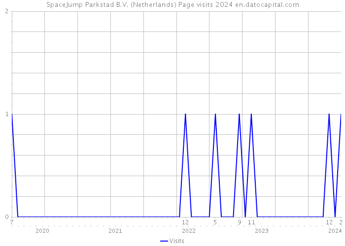 SpaceJump Parkstad B.V. (Netherlands) Page visits 2024 