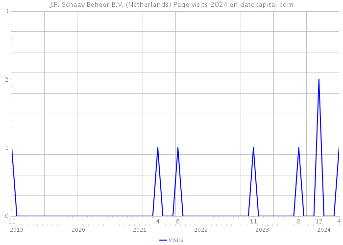 J.P. Schaay Beheer B.V. (Netherlands) Page visits 2024 