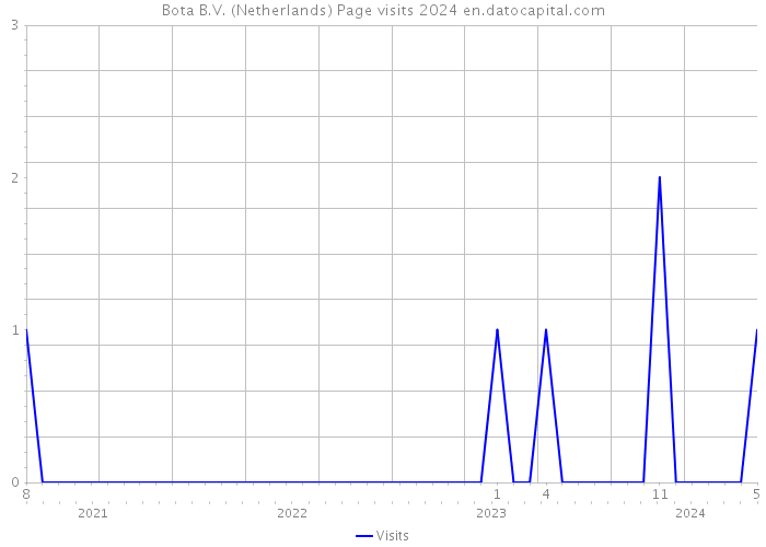 Bota B.V. (Netherlands) Page visits 2024 
