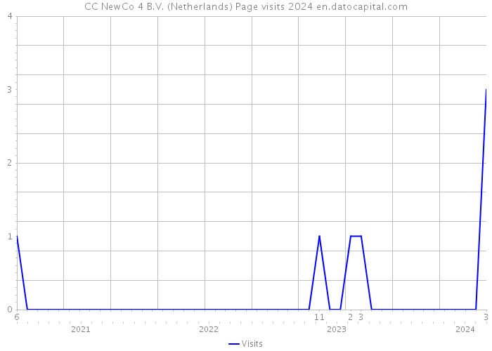 CC NewCo 4 B.V. (Netherlands) Page visits 2024 