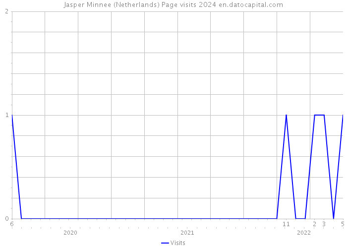 Jasper Minnee (Netherlands) Page visits 2024 
