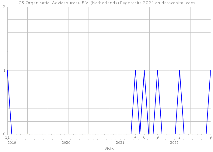 C3 Organisatie-Adviesbureau B.V. (Netherlands) Page visits 2024 