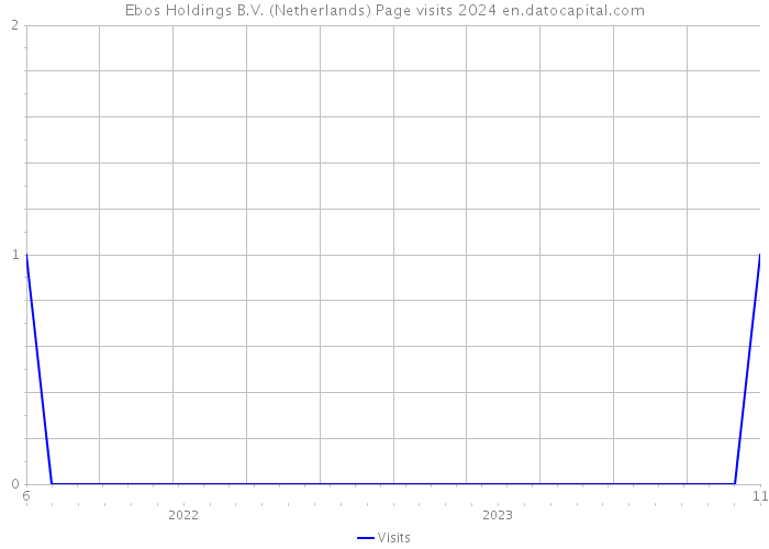 Ebos Holdings B.V. (Netherlands) Page visits 2024 