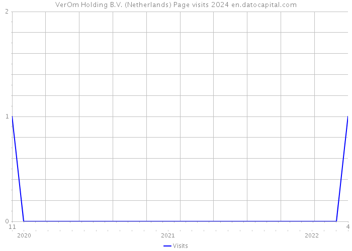 VerOm Holding B.V. (Netherlands) Page visits 2024 