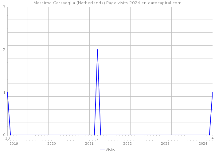 Massimo Garavaglia (Netherlands) Page visits 2024 