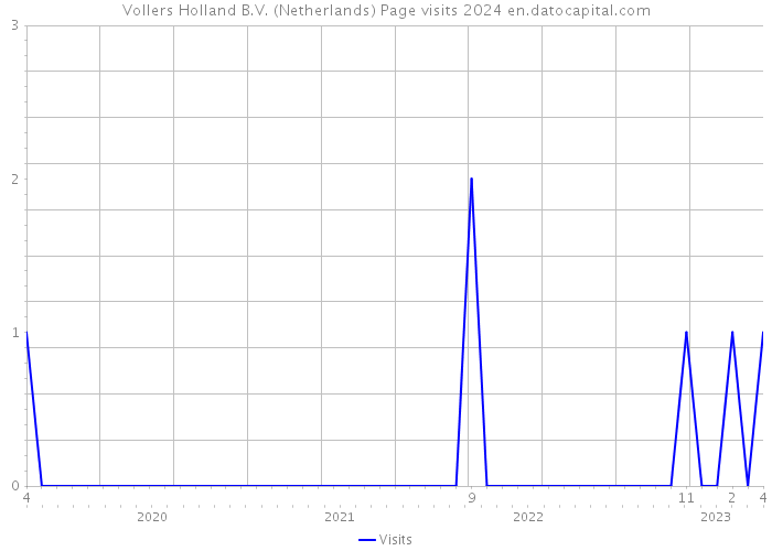 Vollers Holland B.V. (Netherlands) Page visits 2024 