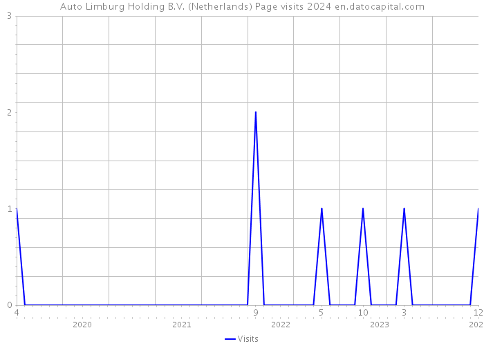 Auto Limburg Holding B.V. (Netherlands) Page visits 2024 