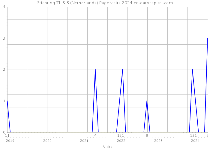 Stichting TL & B (Netherlands) Page visits 2024 