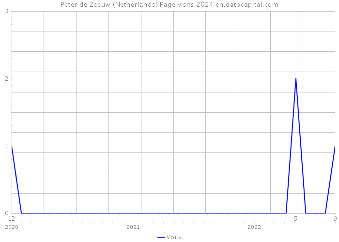 Peter de Zeeuw (Netherlands) Page visits 2024 