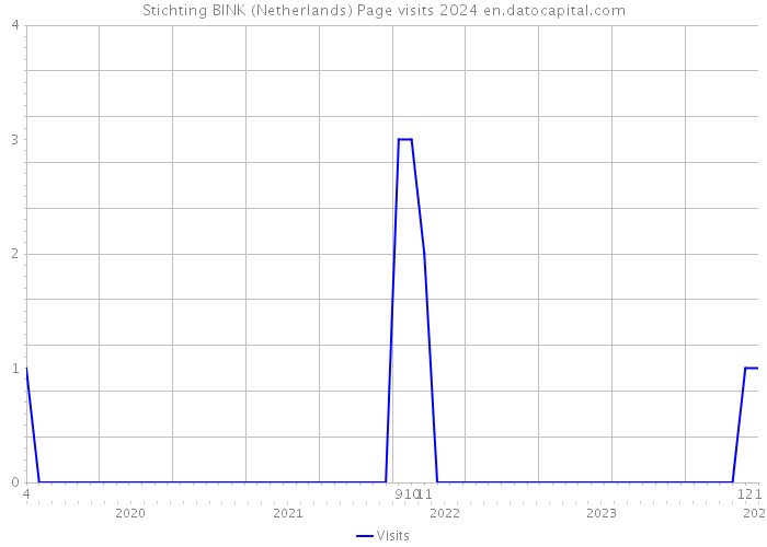 Stichting BINK (Netherlands) Page visits 2024 